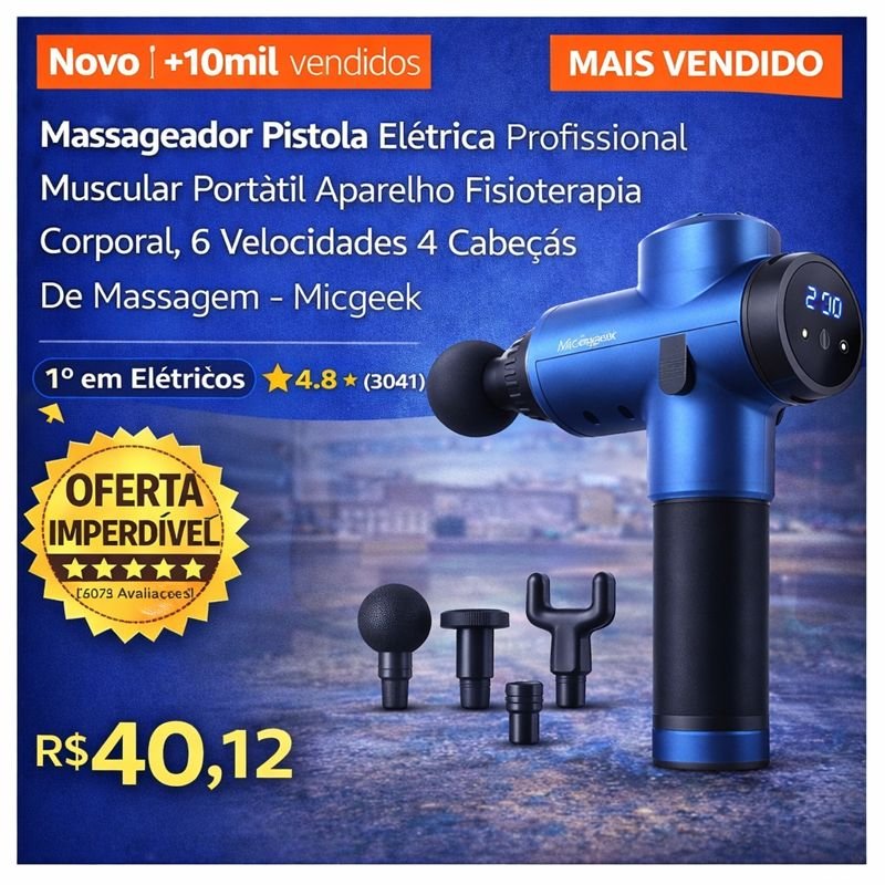 Massageador Elétrica Micgeek Review Completo