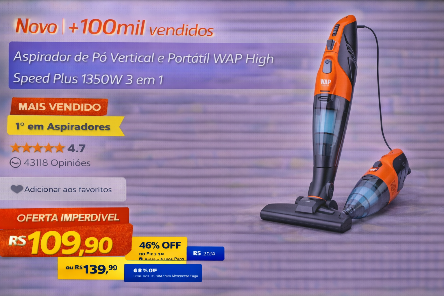 Aspirador de Pó Vertical: vale a pena investir?