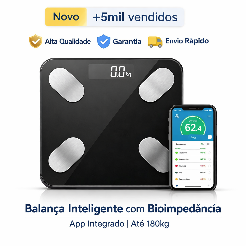 Balança Inteligente: Monitorar Sua Composição Corporal com Precisão
