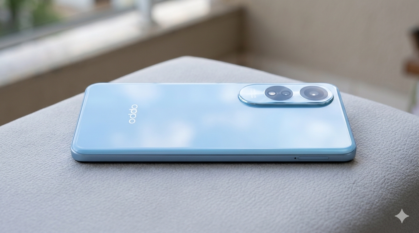 O OPPO A60  é um smartphone de entrada que promete sem exageros.