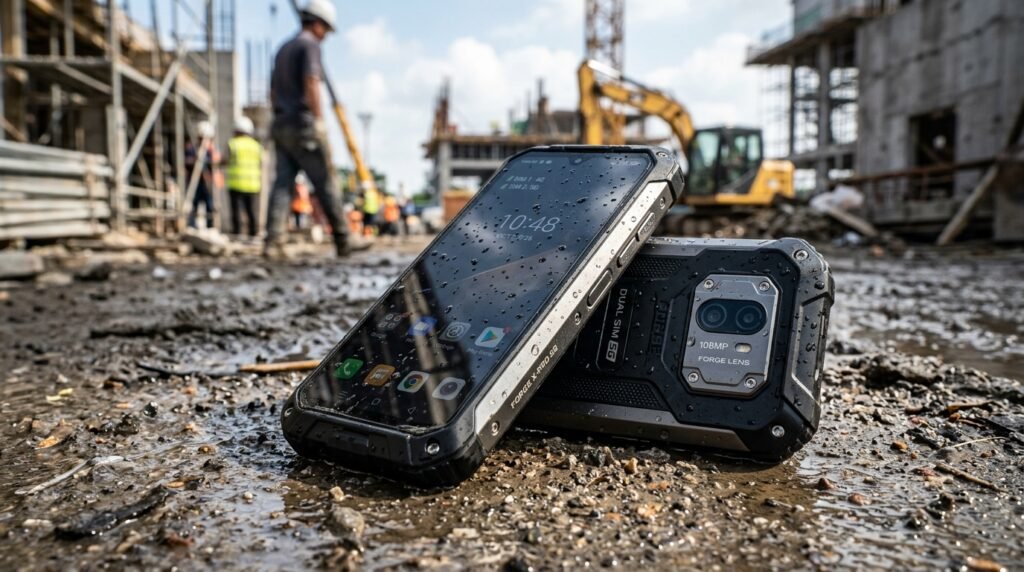 Armored_smartphone_on_constructi…_202606080941-1024x572 Cat B25 Dual Doogee para trabalho pesado: aguenta mesmo?