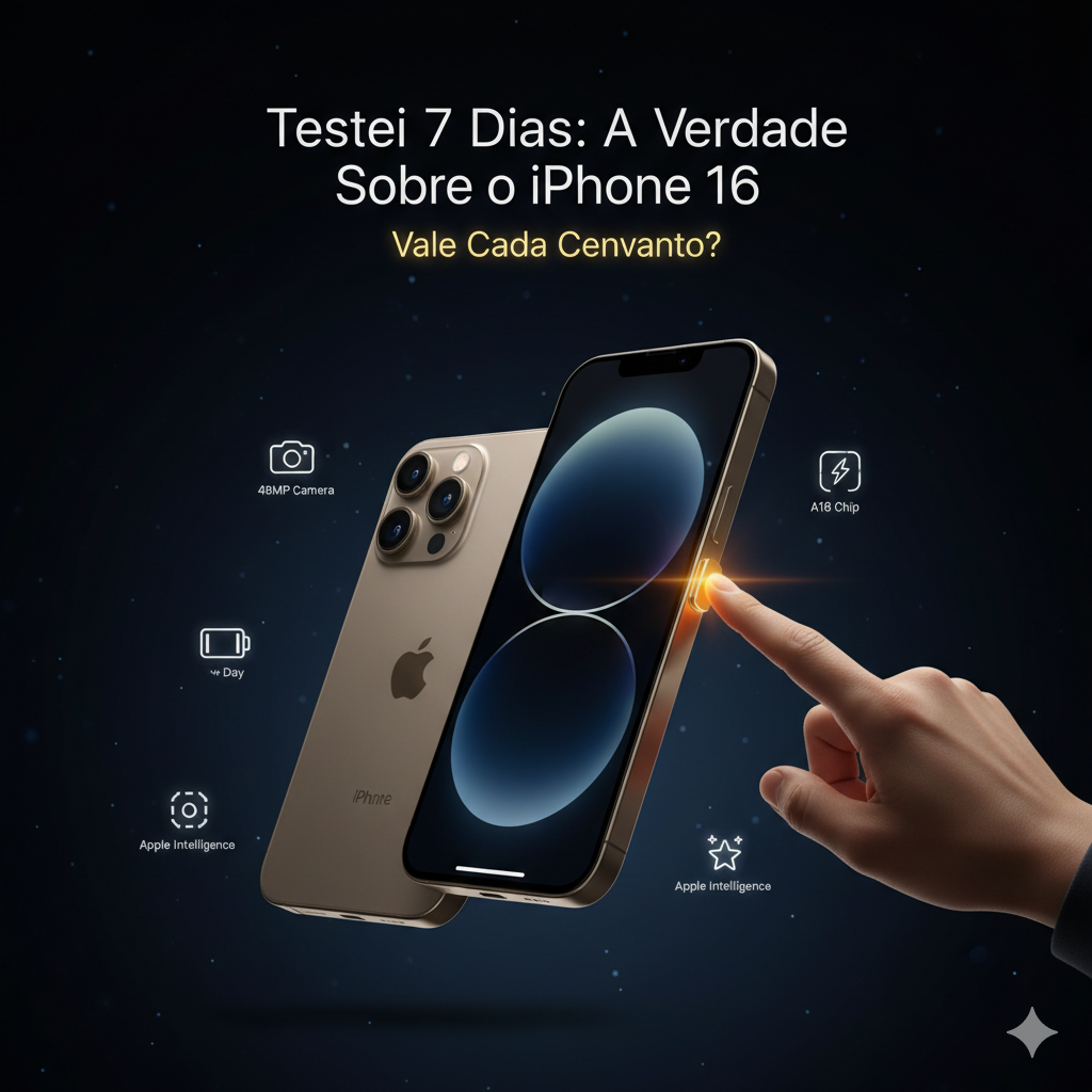 Testei o iPhone 16 por 7 dias: veja ser presta?