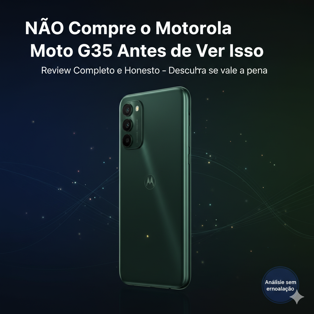 NÃO Compre o Moto G35 Veja ser prestan a hora
