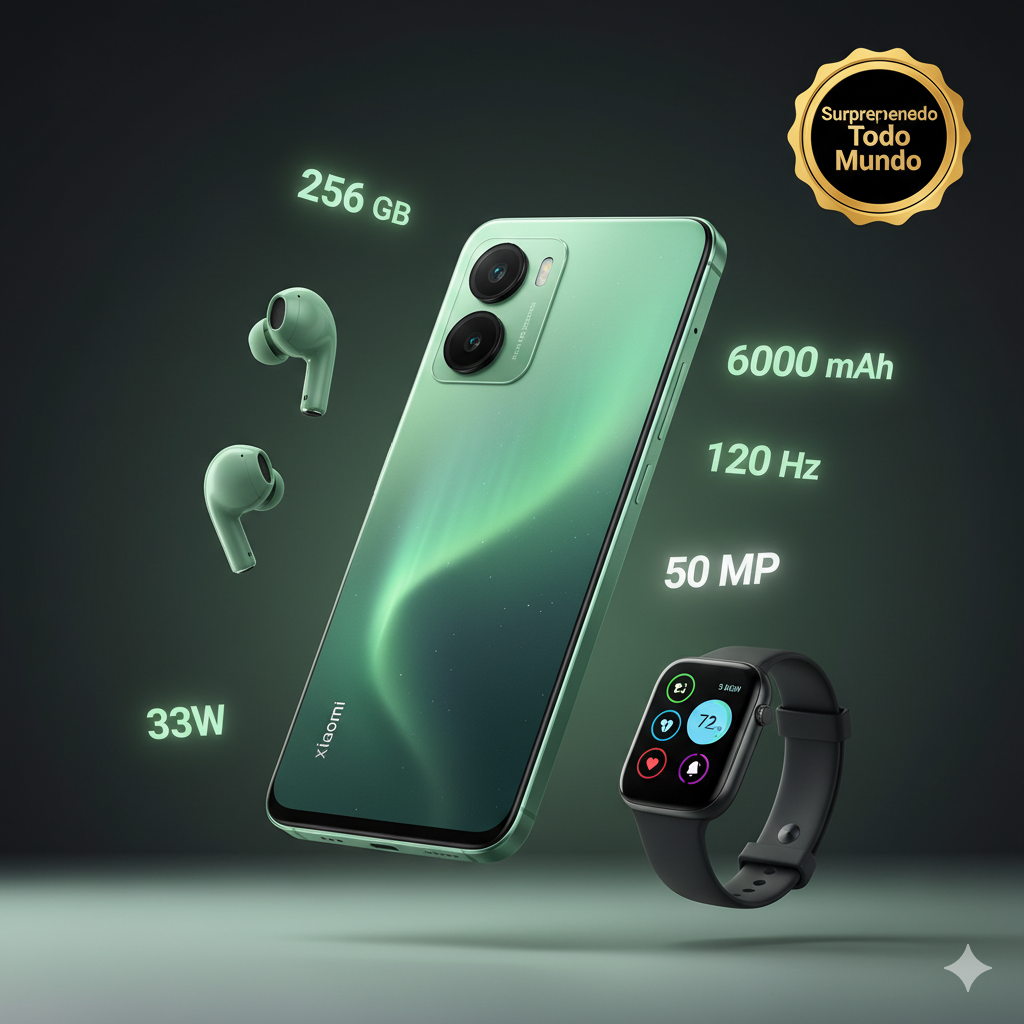 Xiaomi Poco C85 Está Surpreendendo ? + Fone + Relógio de Brinde