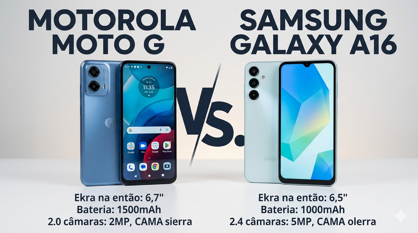 Samsung A16 ou Moto G: qual que presta