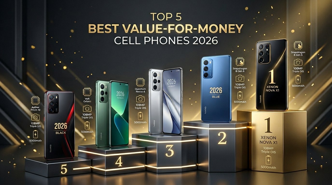 Top 5 Melhores Celulares Custo-Benefício 2026