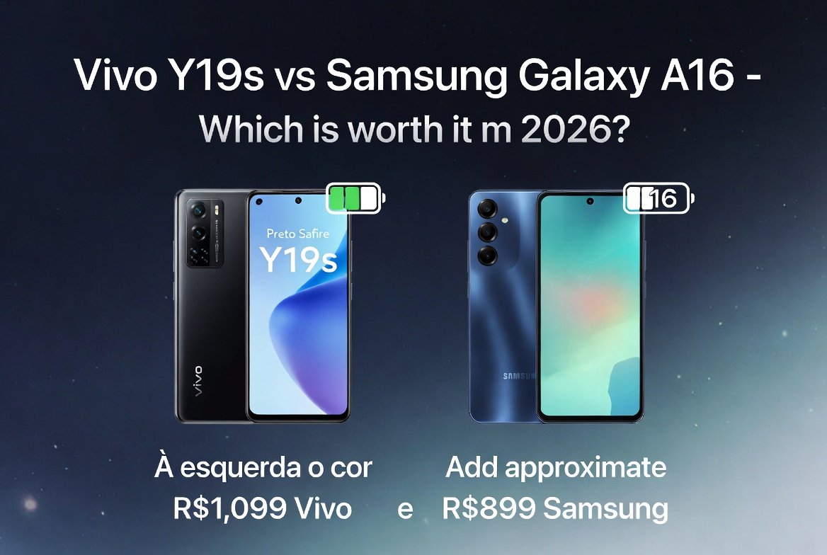 Vivo Y19s vs. Samsung Galaxy A16 – Qual Vale a Pena?