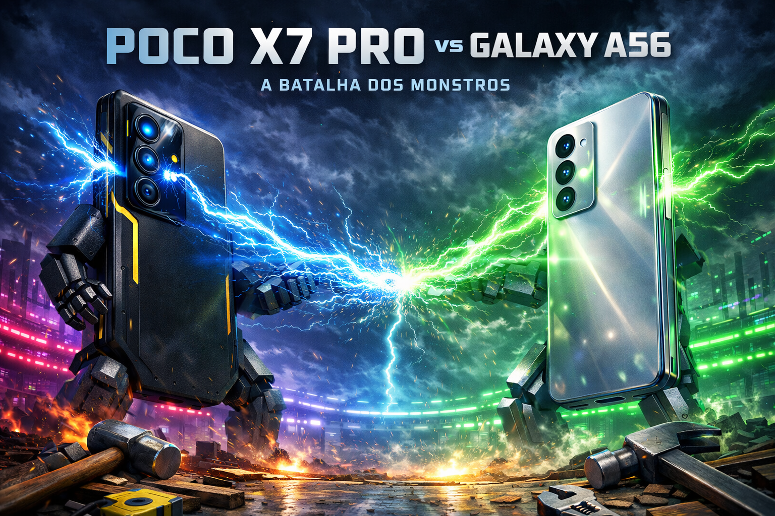 Poco X7 Pro ou Galaxy A56? A Batalha dos Monstros