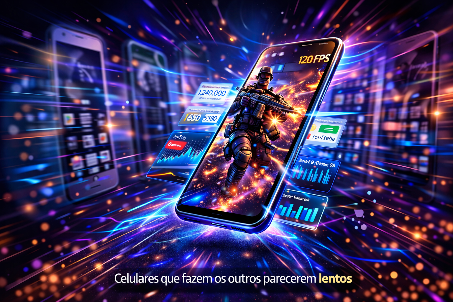 Os Celulares que Fazem os Outros Parecerem Lentos
