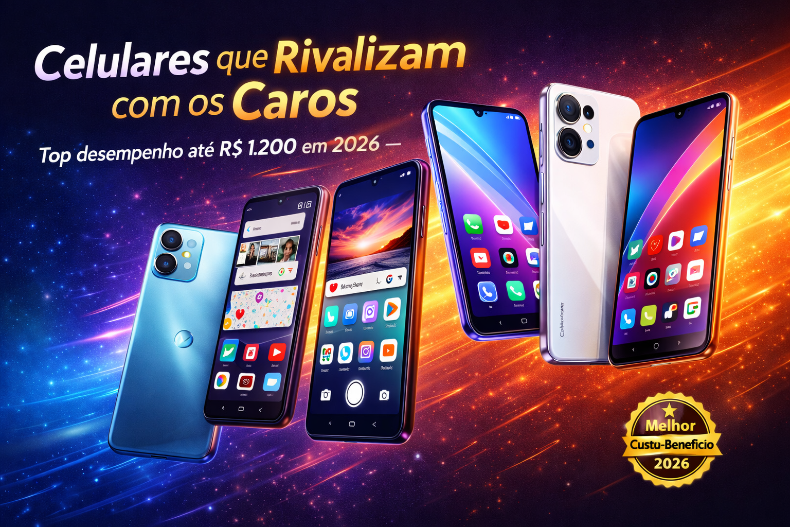 Celulares que Rivalizam com os Caros: Top Desempenho até R$ 1.200