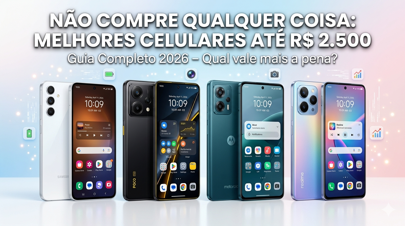 Não Compre Qualquer Coisa: Celulares até R$ 2.500