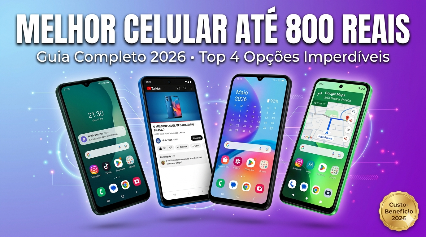 Celular bom até 800 reais