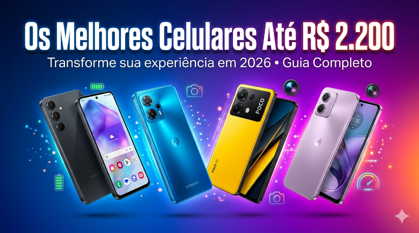 Transforme Sua Experiência: Top celulares até R$ 2.200