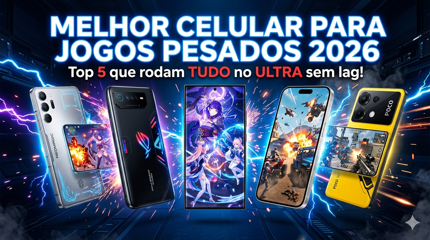 Melhor celular para jogos pesados em 2026 (Top 5)