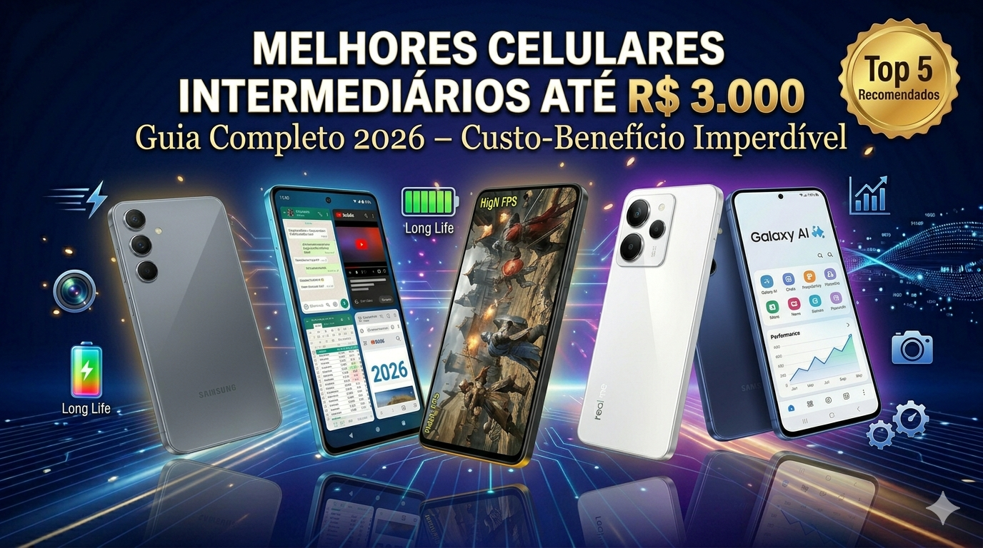 Não Perca Essa Oportunidade: Celulares Potentes até R$ 2.600