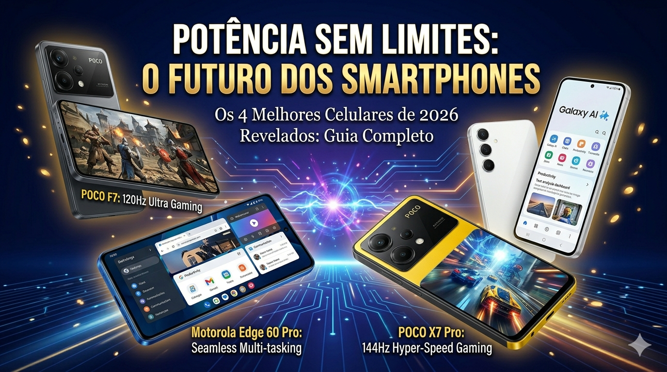 Celulares que Não Travam: Top Desempenho até R$ 3.000