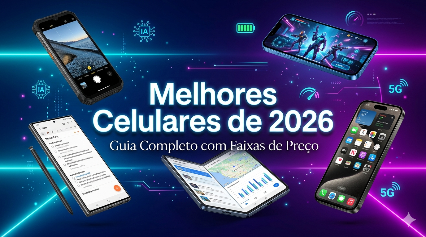 Melhores Celulares de 2026: com Faixa de Preço