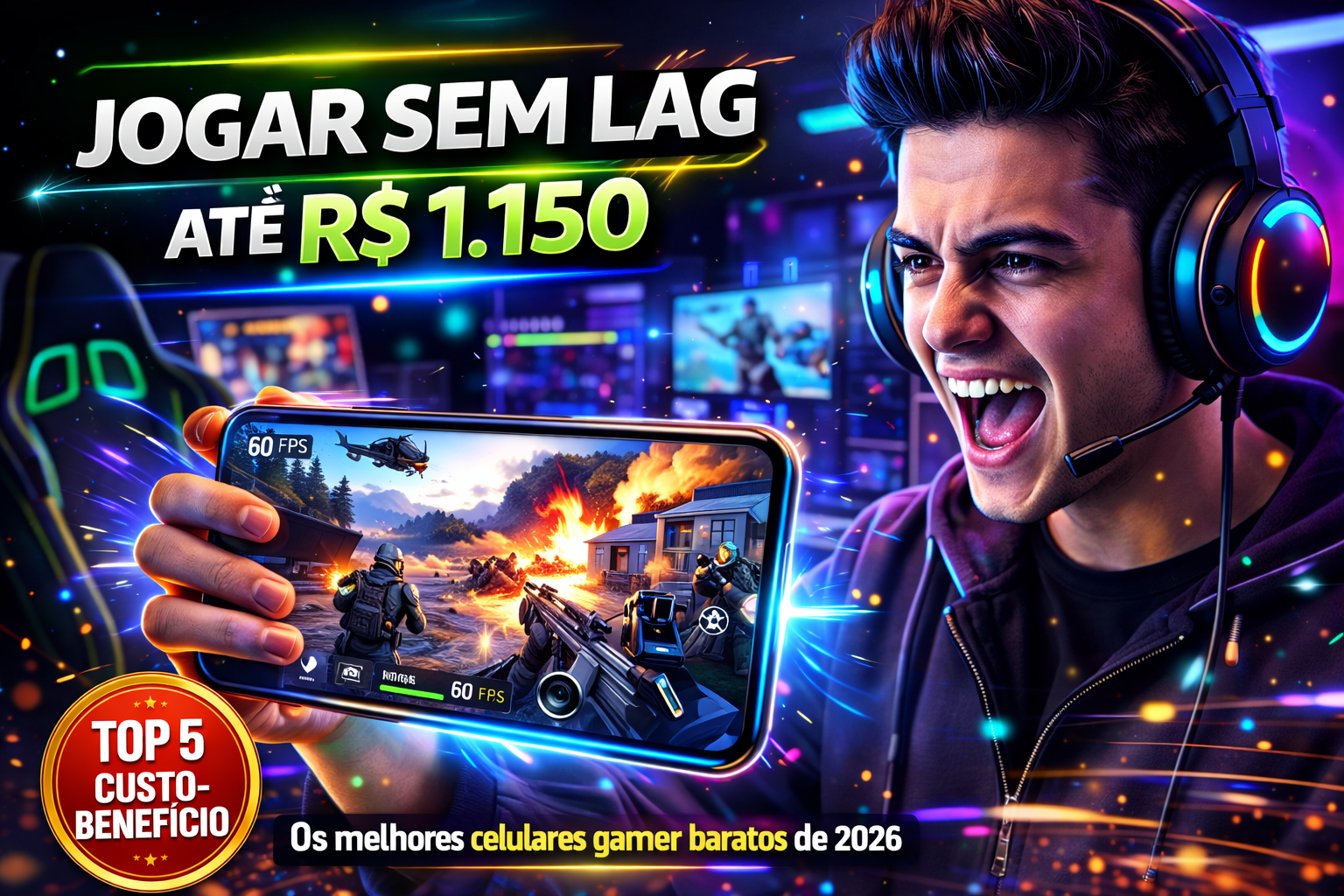 Jogue em alta velocidade e sem lag