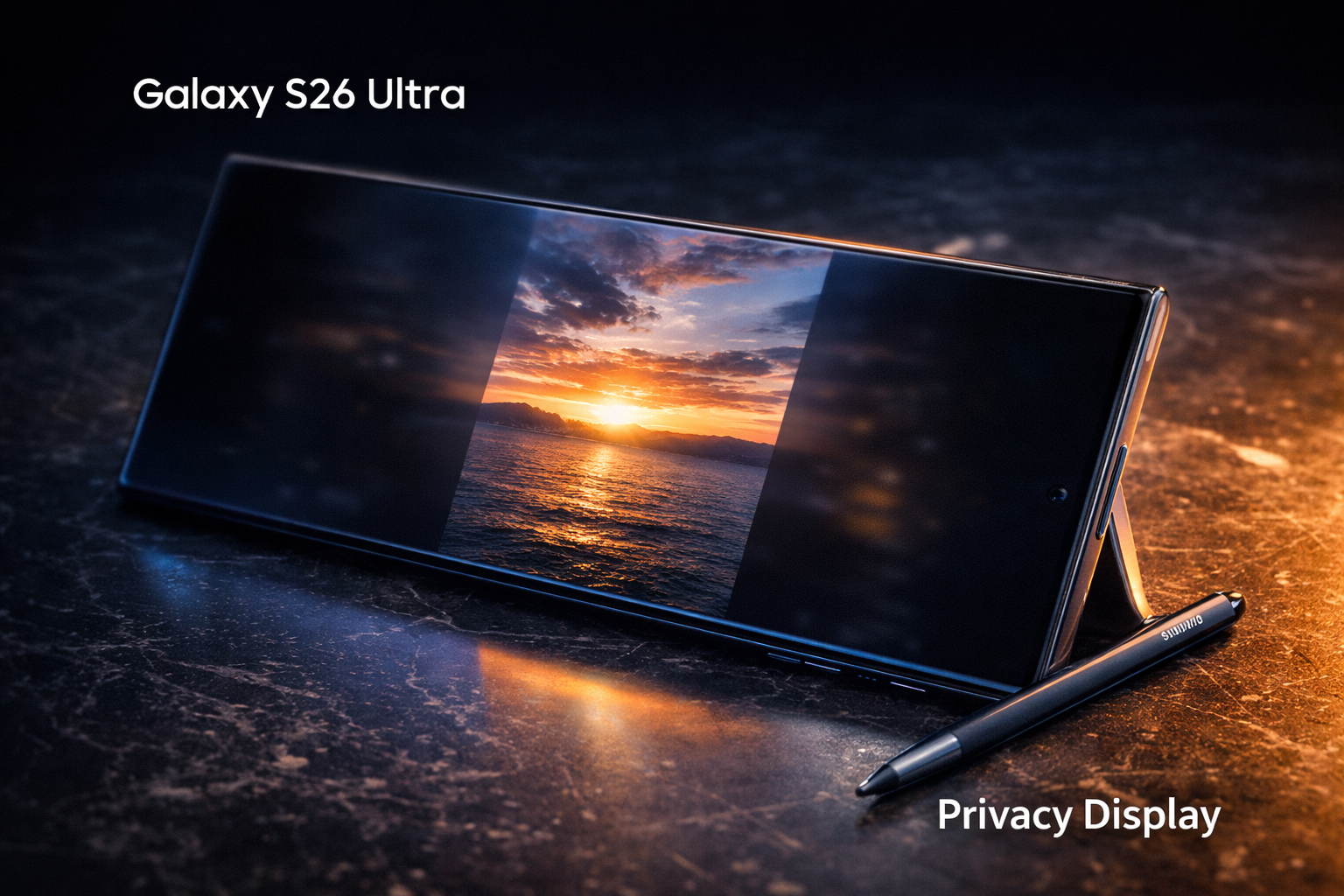 Samsung Galaxy S26 Ultra e tela privacidade
