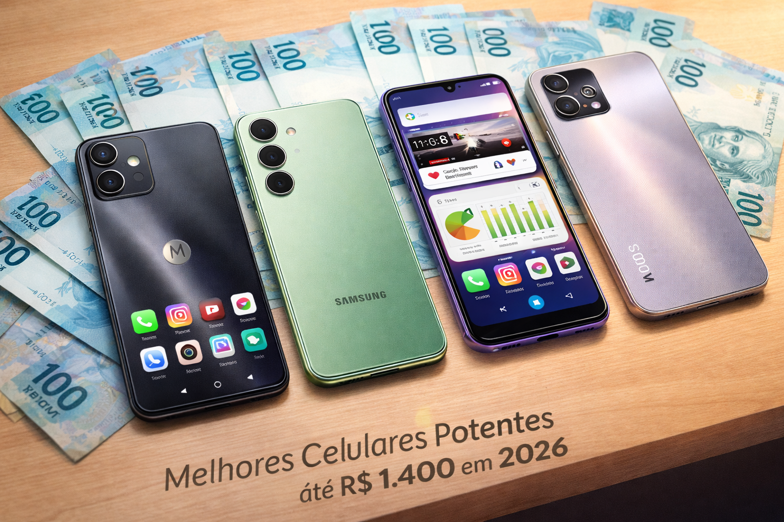 Os celulares Mais Potentes e Baratos até R$ 1.400