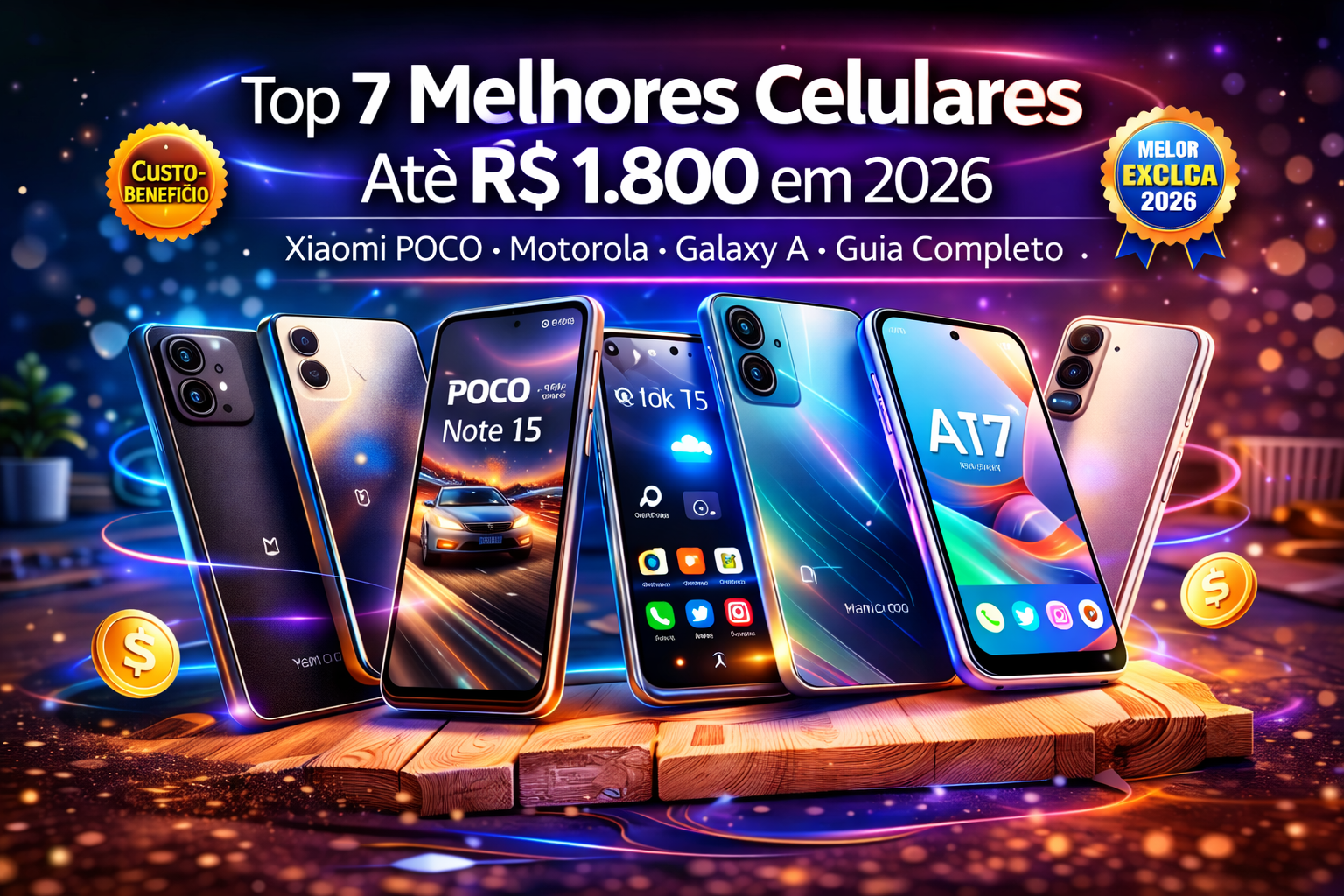 Top 7 Melhores Celulares Até R$ 1.800